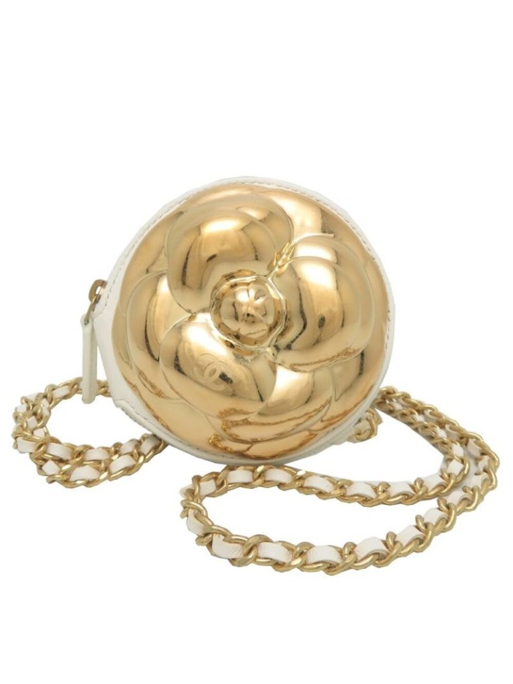 Chanel Shoulder Bag Camellia Chain Ap3089